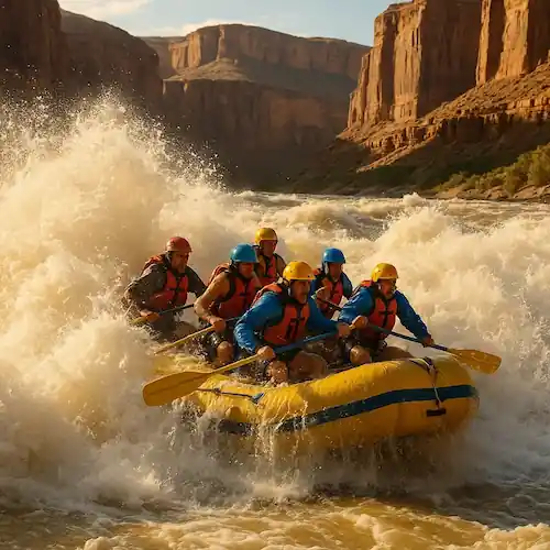 The Big Drops rapid in Cataract Canyon