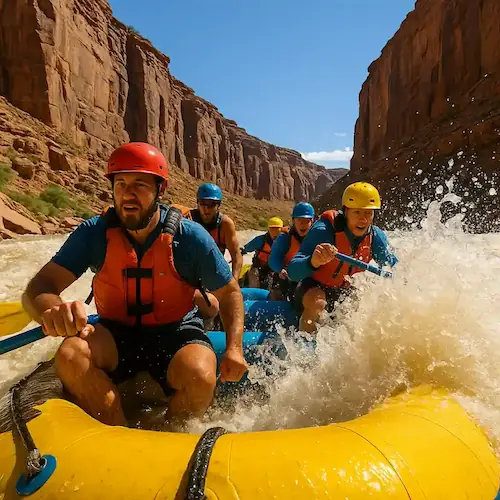 Funnel Falls rapid on the Colorado River