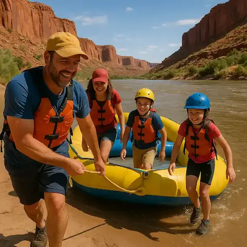 Westwater Canyon rapids on the Colorado River